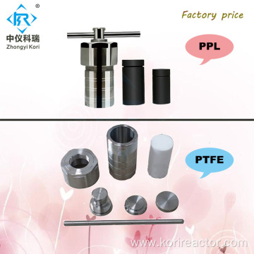 Lab hydrothermal autoclave reactor with ptfe chamber